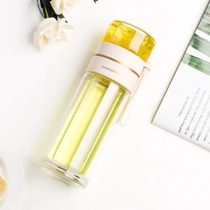 Glass Water Bottle - Bellarte Enchanté Glass Water Bottle